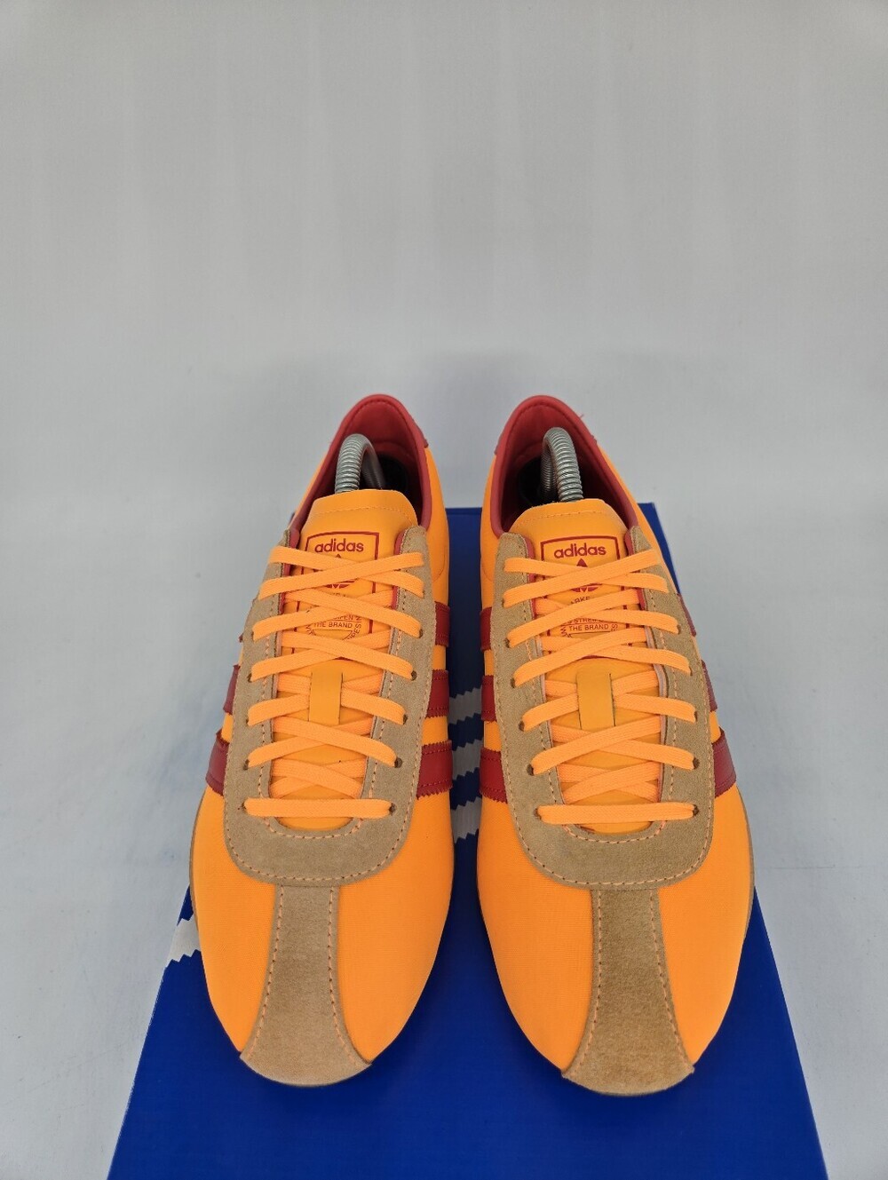 adidas Women's Tokyo IH3997 Lucid Tangerine Semi Lucid Red Gold Shoes Size 7.5 - Picture 2 of 8